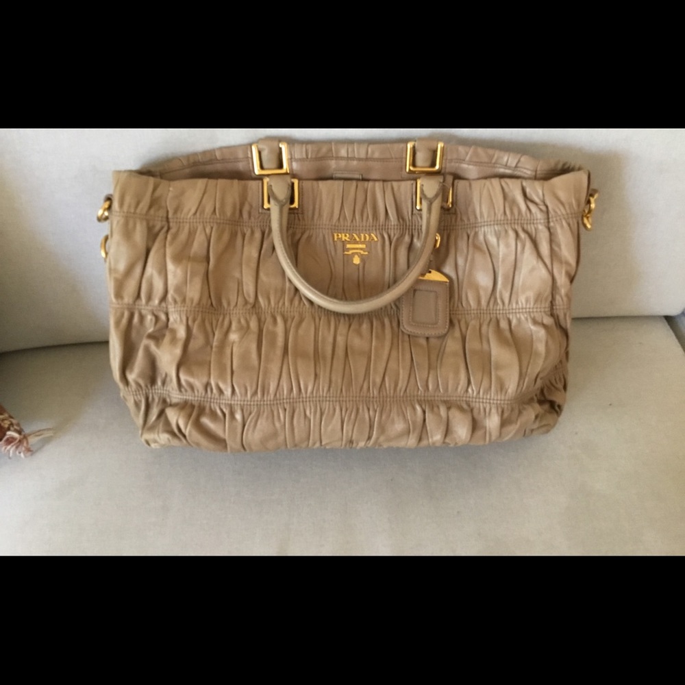 Prada Napa leather gaufre handbag